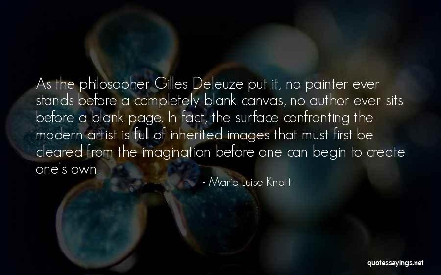 Blank Page Quotes By Marie Luise Knott Blank Page Quotes By Marie Luise Knott