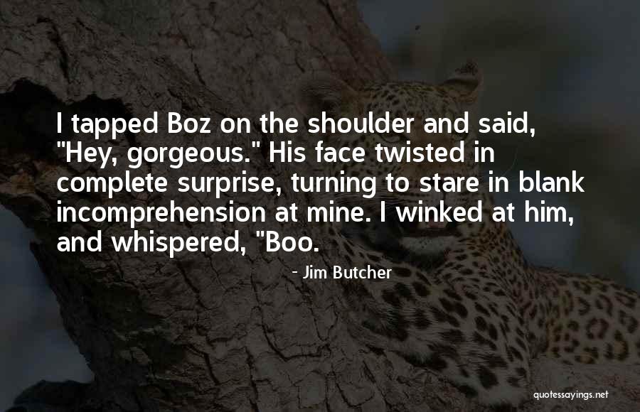 Blank Stare Quotes By Jim Butcher