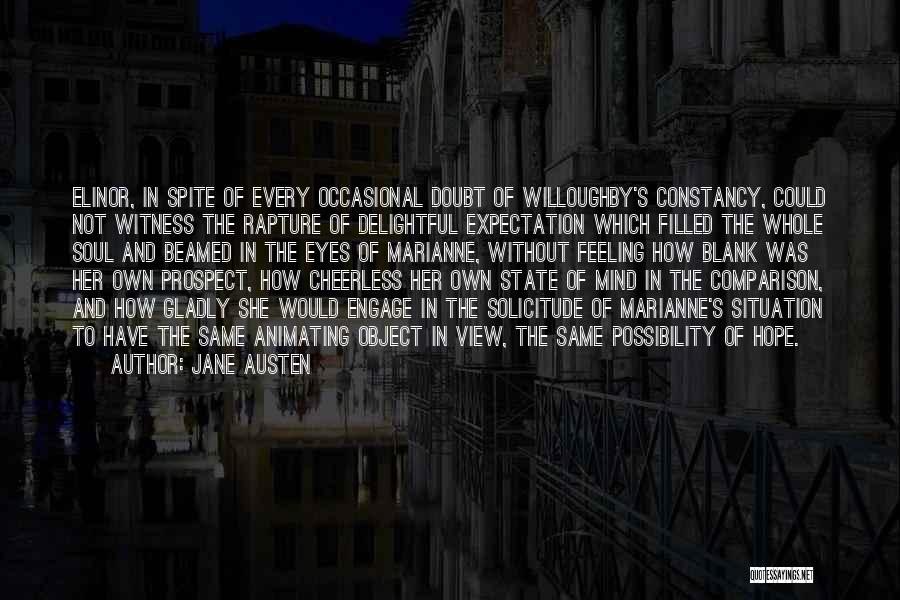 Blank State Of Mind Quotes By Jane Austen