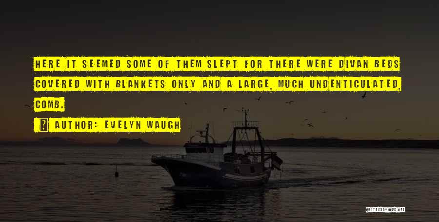 Blankets Quotes By Evelyn Waugh