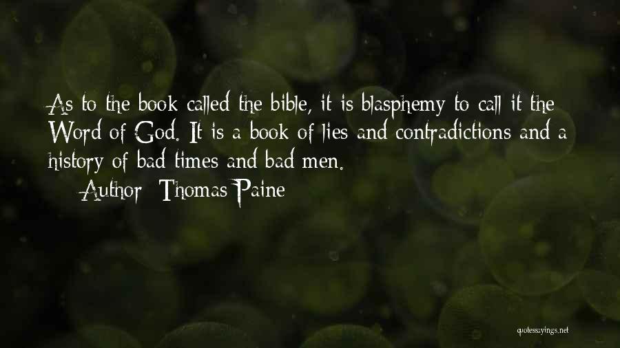 Blasphemy Quotes By Thomas Paine