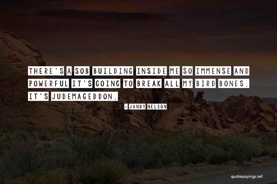 Blasted Church Quotes By Jandy Nelson Blasted Church Quotes By Jandy Nelson