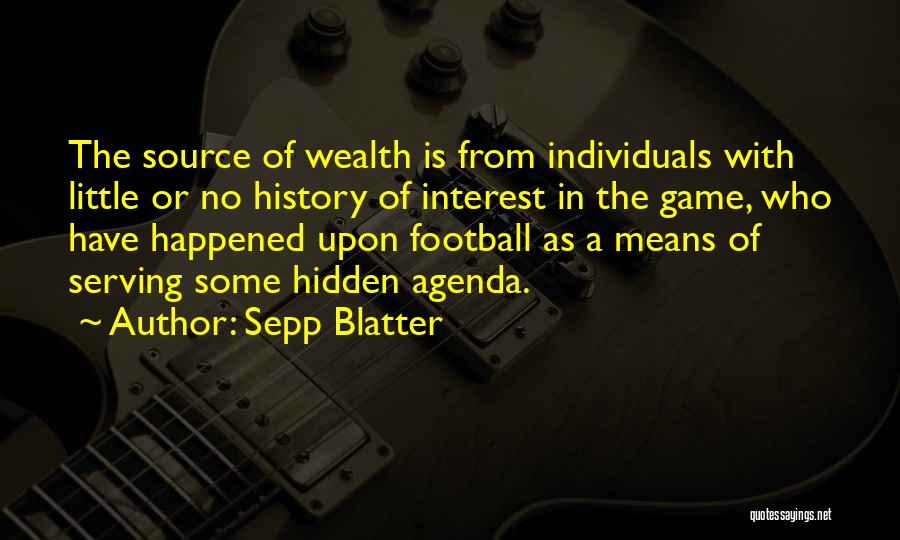 Blatter Quotes By Sepp Blatter