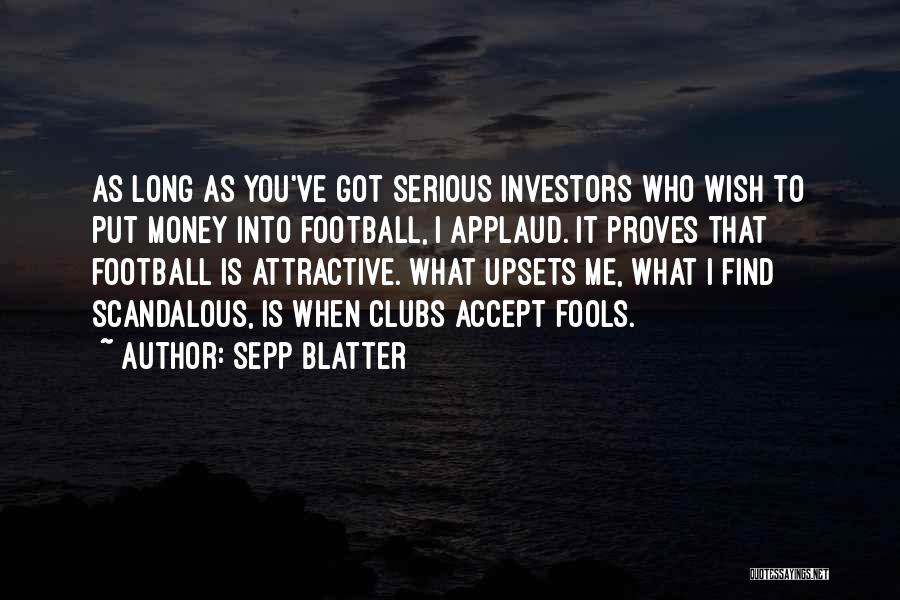 Blatter Quotes By Sepp Blatter