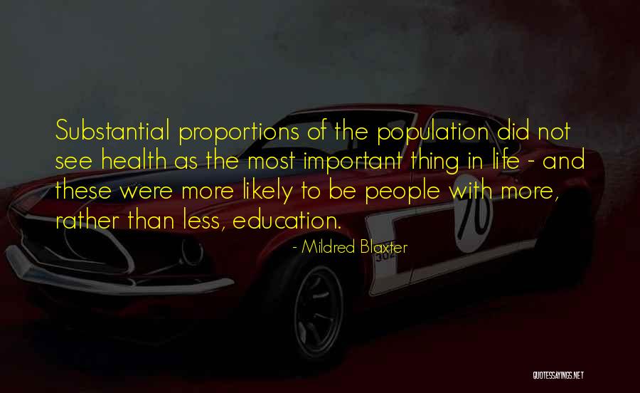 Blaxter Health Quotes By Mildred Blaxter Blaxter Health Quotes By Mildred Blaxter