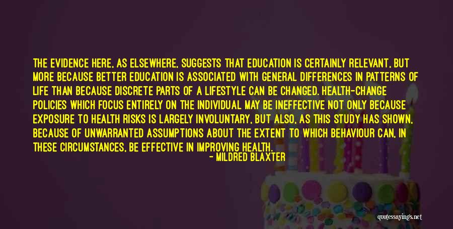 Blaxter Health Quotes By Mildred Blaxter Blaxter Health Quotes By Mildred Blaxter