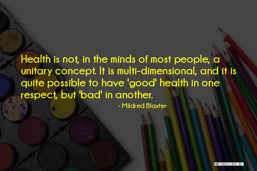 Blaxter Health Quotes By Mildred Blaxter Blaxter Health Quotes By Mildred Blaxter