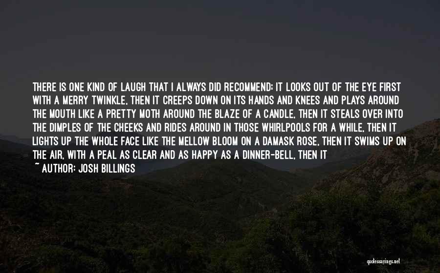 Blaze Up Quotes By Josh Billings