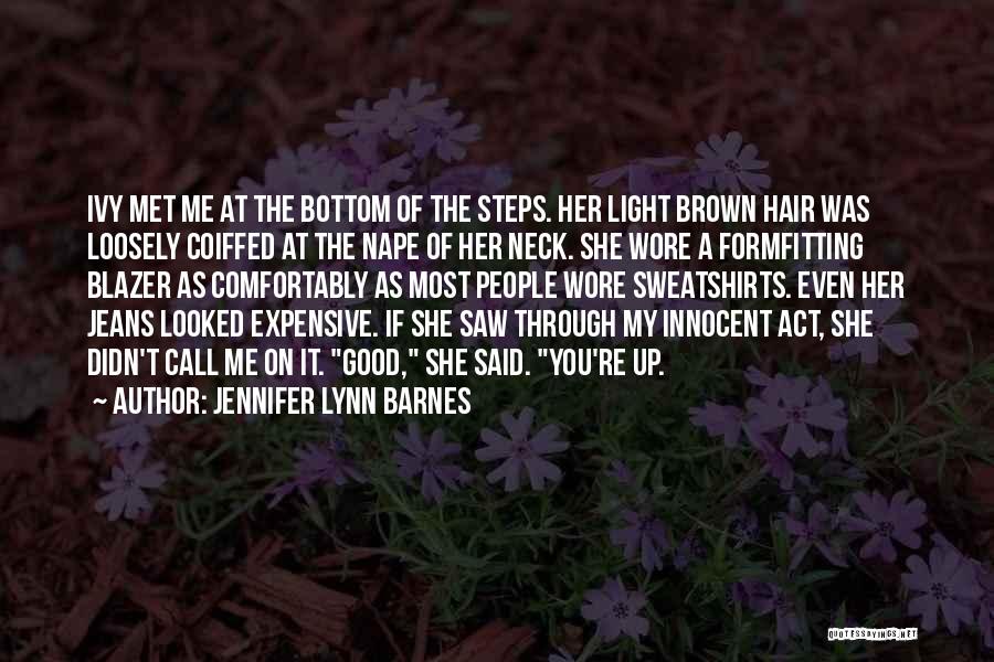 Blazer Quotes By Jennifer Lynn Barnes