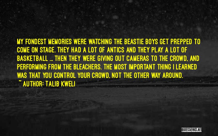 Bleachers Quotes By Talib Kweli