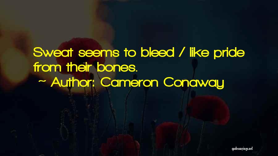 Bleed Quotes By Cameron Conaway