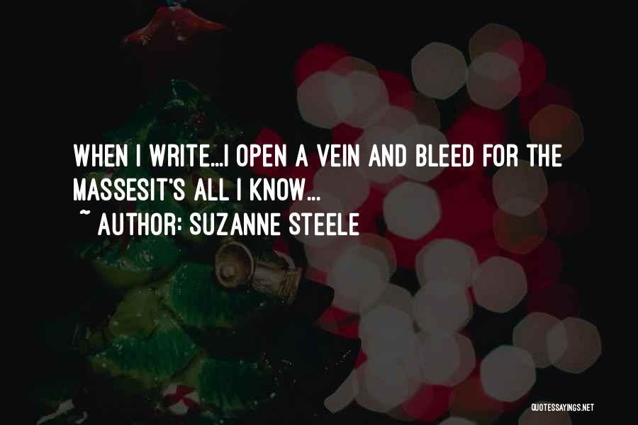 Bleed Quotes By Suzanne Steele