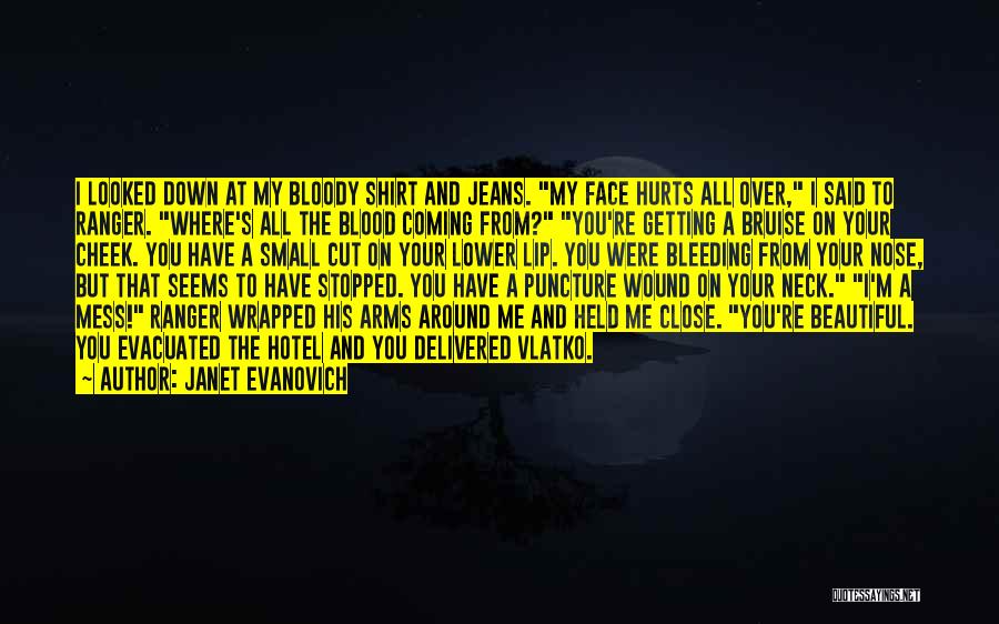 Bleeding Blood Quotes By Janet Evanovich