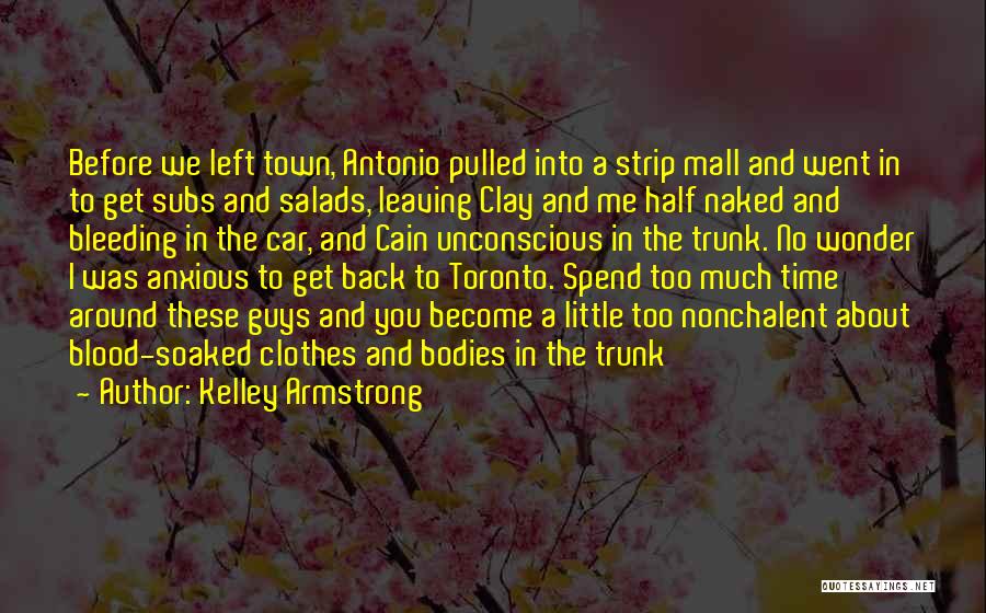 Bleeding Blood Quotes By Kelley Armstrong