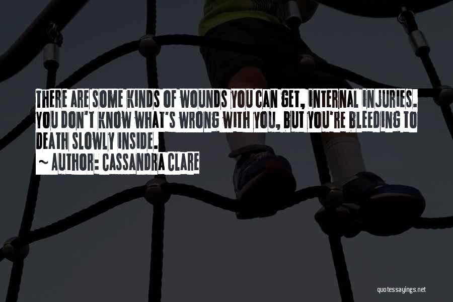Bleeding Inside Quotes By Cassandra Clare