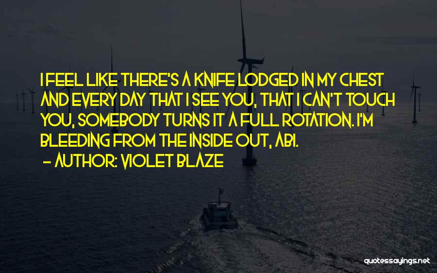 Bleeding Inside Quotes By Violet Blaze