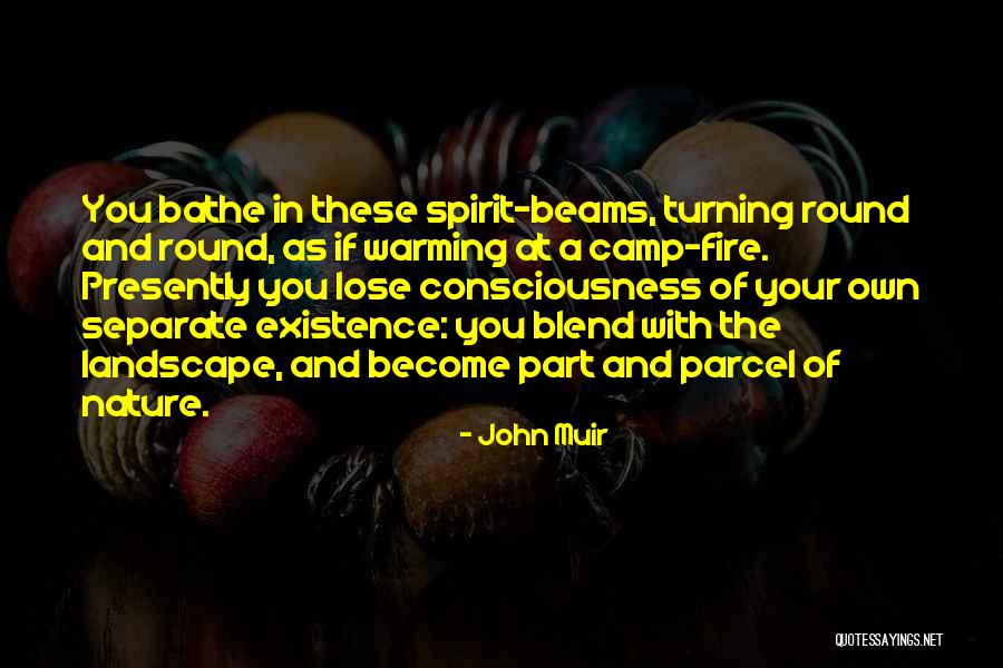 Blend With Nature Quotes By John Muir