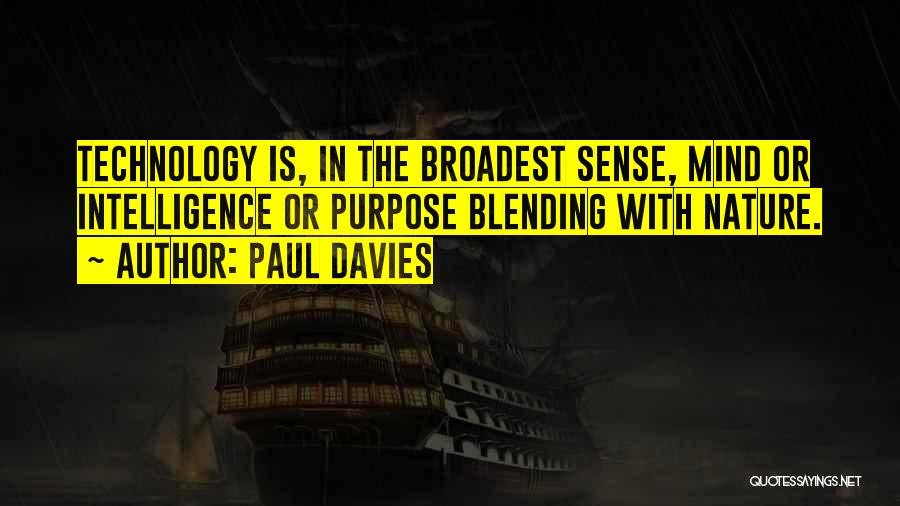 Blending Quotes By Paul Davies