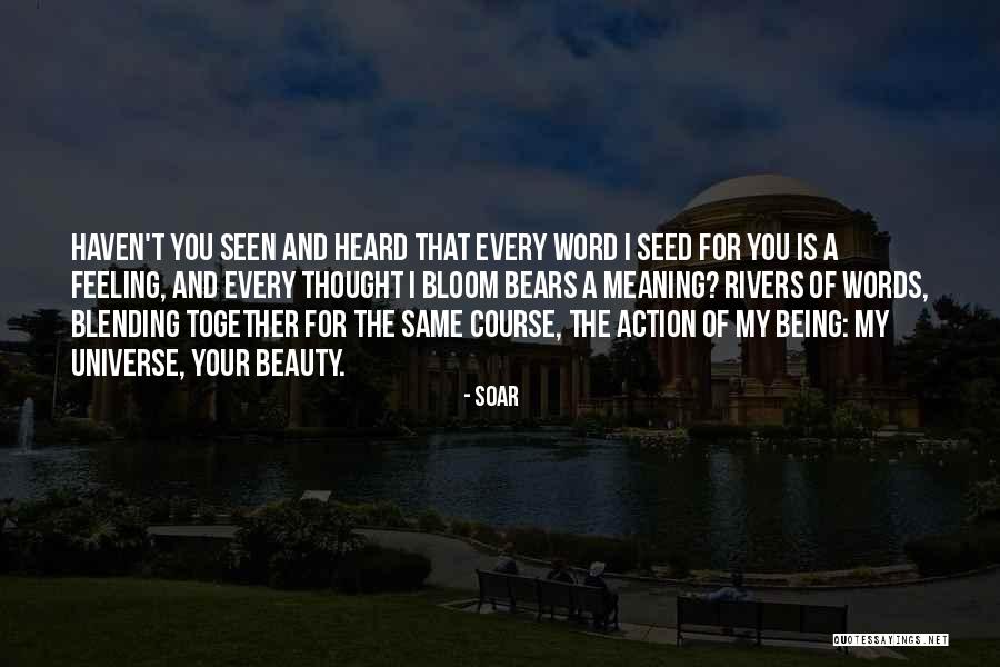 Blending Together Quotes By Soar Blending Together Quotes By Soar