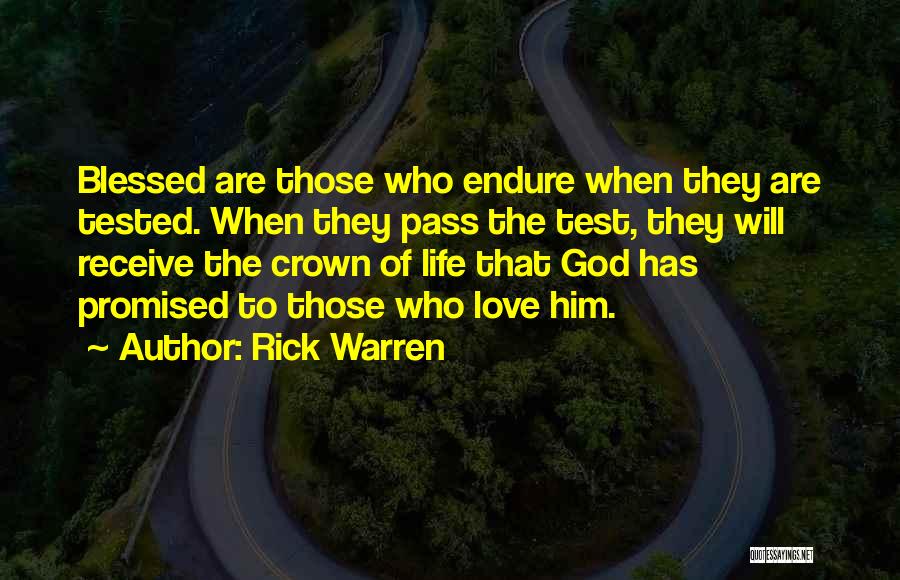 Blessed Are Those Quotes By Rick Warren