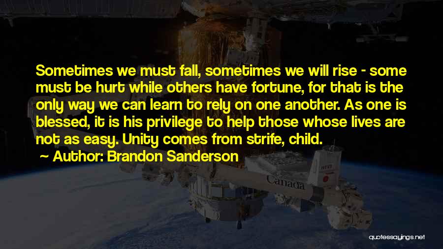 Blessed Child Quotes By Brandon Sanderson