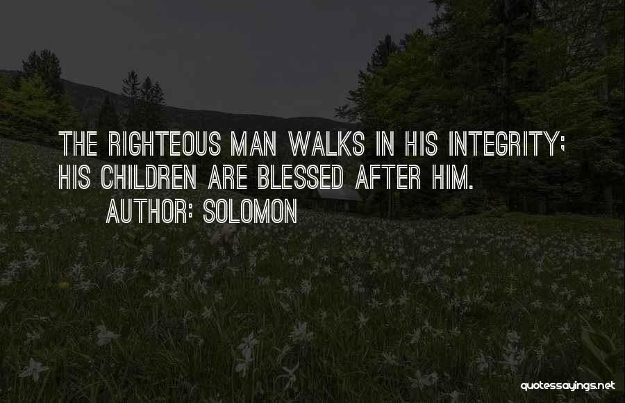 Blessed Day Quotes By Solomon