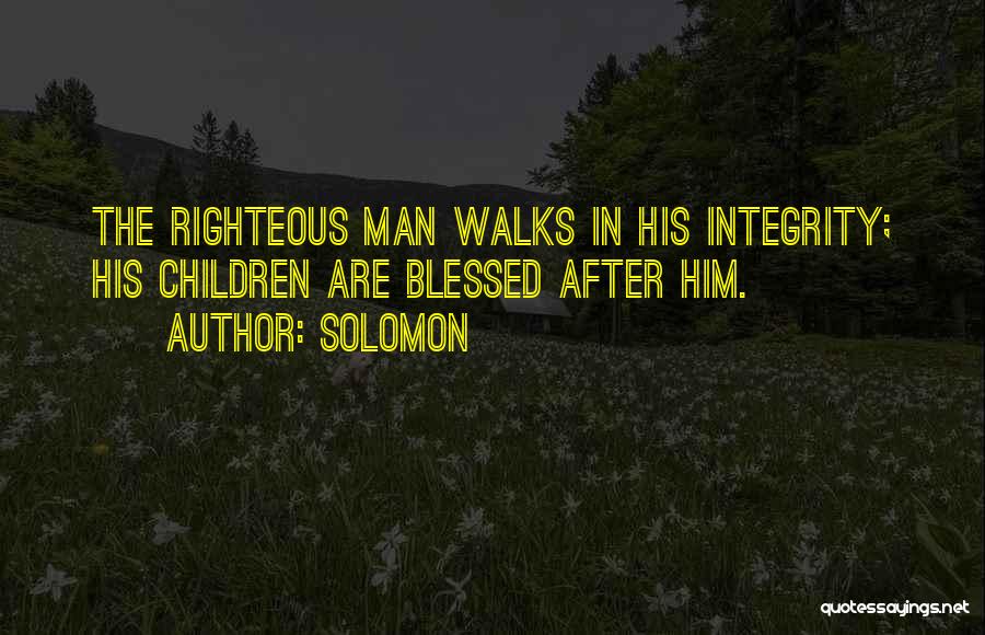 Blessed Fathers Day Quotes By Solomon
