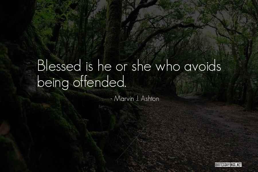 Blessed Is She Quotes By Marvin J. Ashton