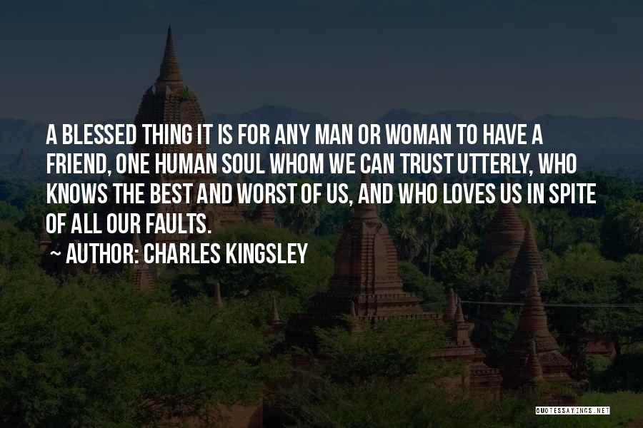 Blessed Is The Man Quotes By Charles Kingsley