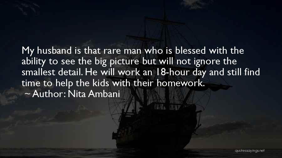 Blessed Is The Man Quotes By Nita Ambani