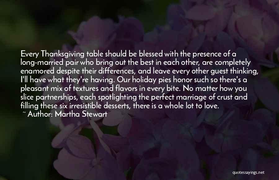 Blessed Marriage Quotes By Martha Stewart