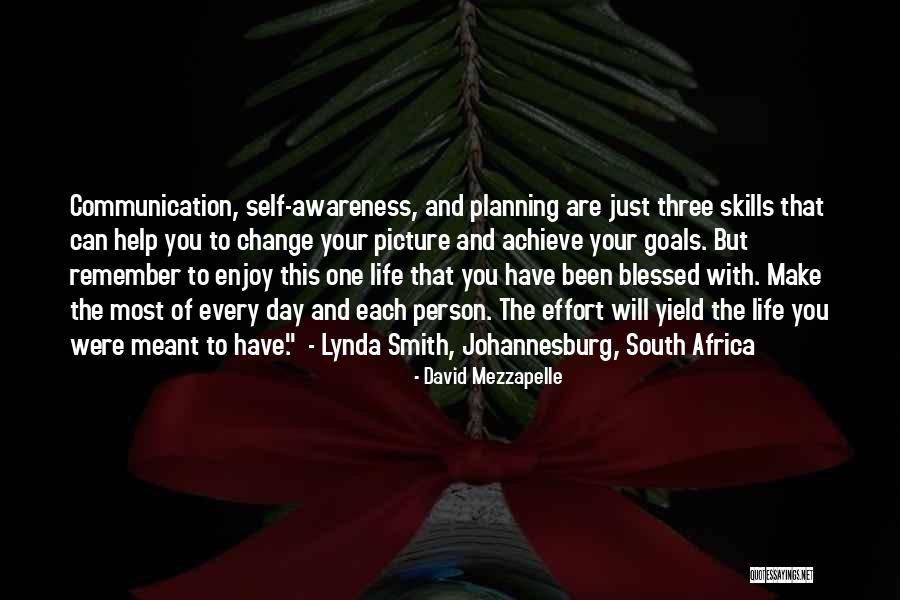 Blessed Person Quotes By David Mezzapelle