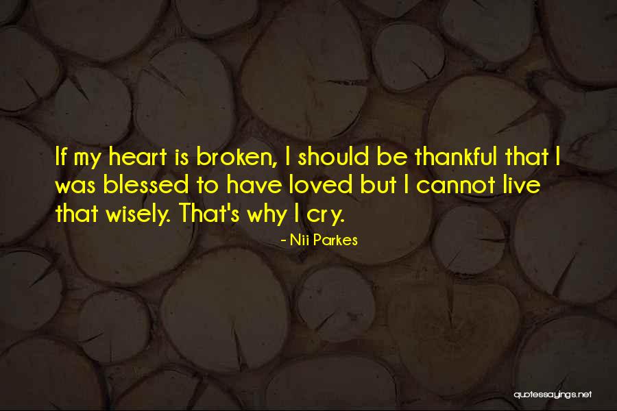 Blessed Quotes By Nii Parkes