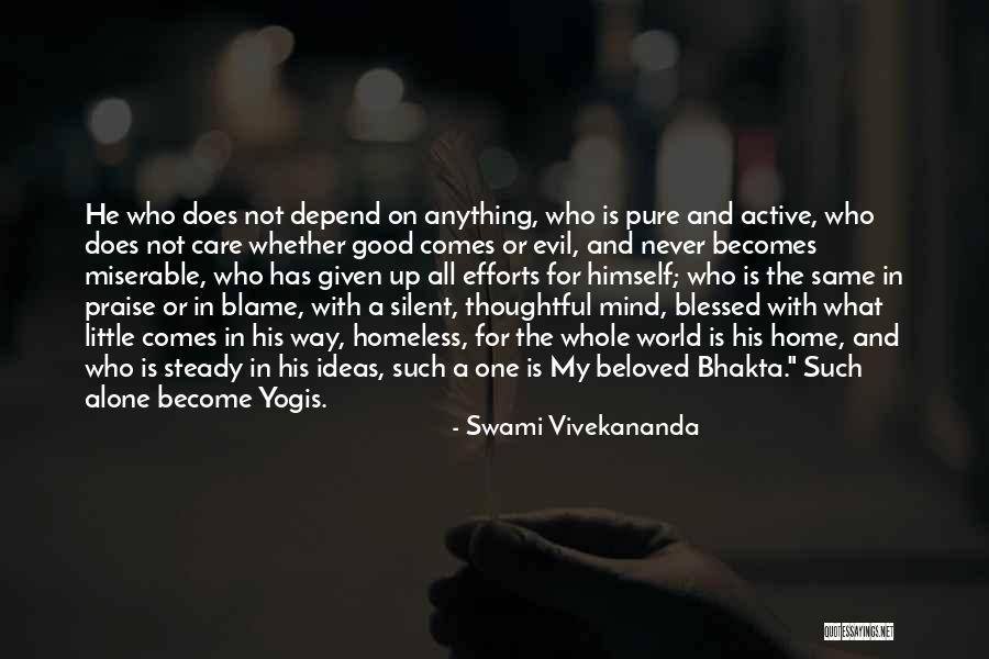 Blessed Quotes By Swami Vivekananda