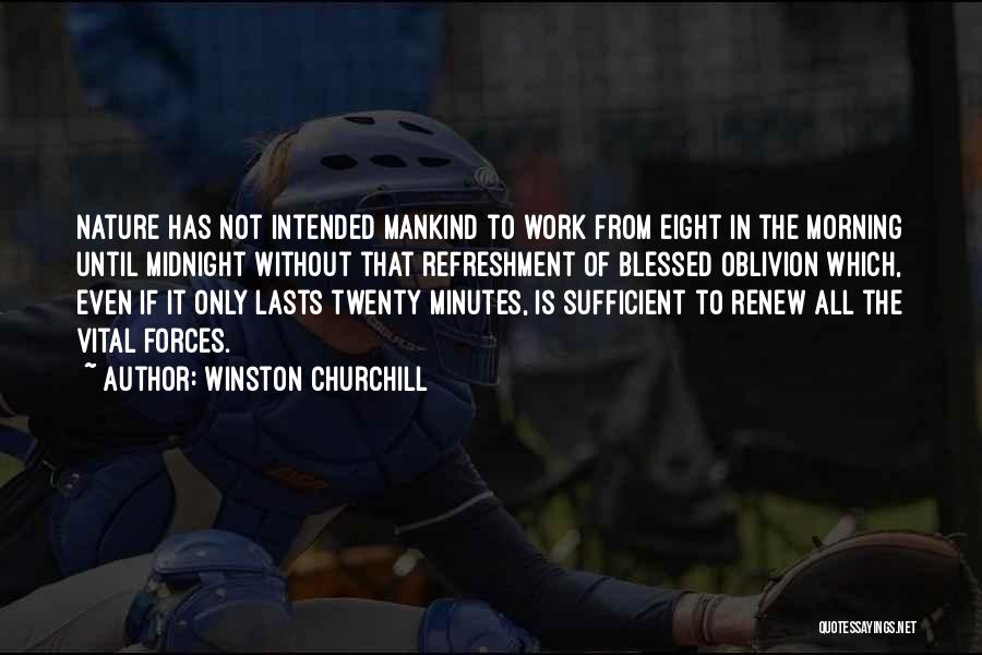 Blessed This Morning Quotes By Winston Churchill