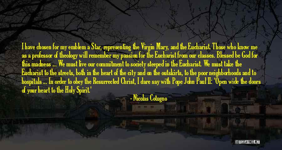 Blessed Virgin Mary Quotes By Nicolas Cotugno