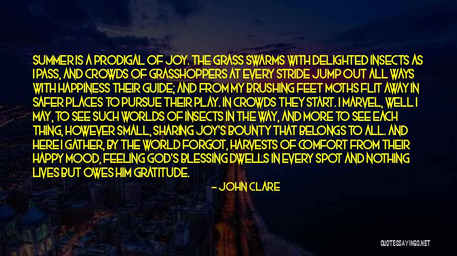 Blessing And Happy Quotes By John Clare