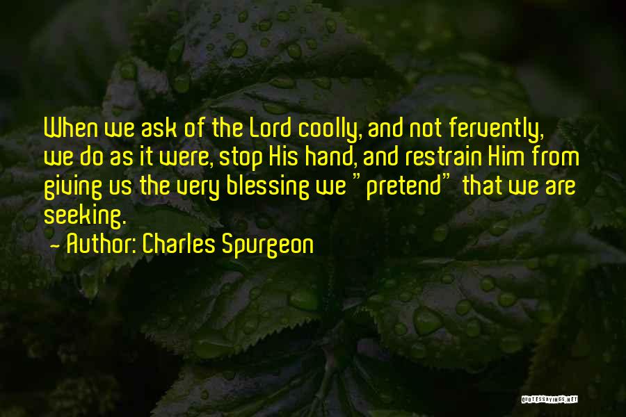 Blessing And Quotes By Charles Spurgeon
