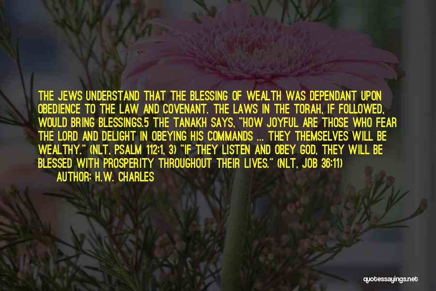 Blessing And Quotes By H.W. Charles