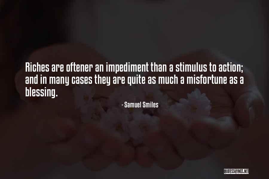 Blessing And Quotes By Samuel Smiles