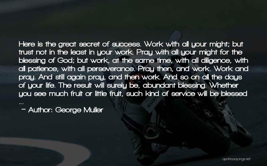 Blessing And Success Quotes By George Muller