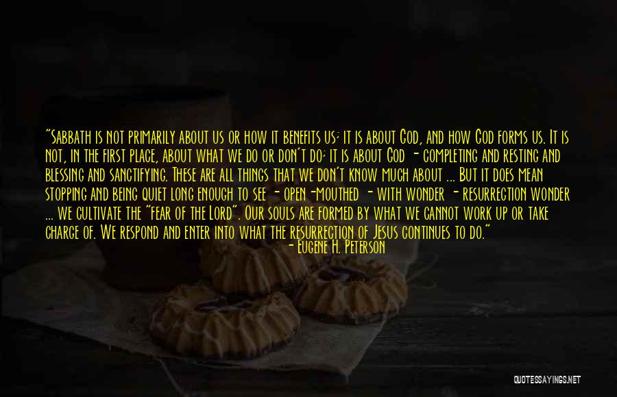 Blessing In Work Quotes By Eugene H. Peterson Blessing In Work Quotes By Eugene H. Peterson