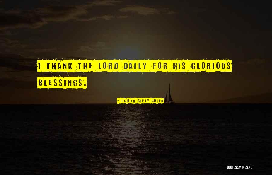 Blessing Thank You Quotes By Lailah Gifty Akita