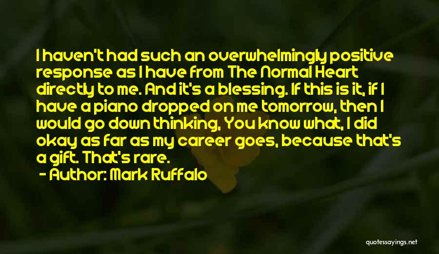 Blessing To Know You Quotes By Mark Ruffalo