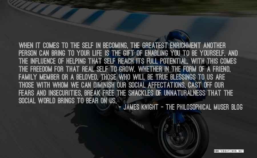 Blessings And Family Quotes By James Knight - The Philosophical Muser Blog Blessings And Family Quotes By James Knight - The Philosophical Muser Blog