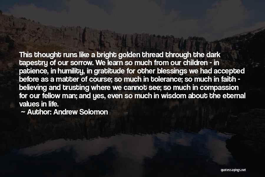 Blessings And Gratitude Quotes By Andrew Solomon