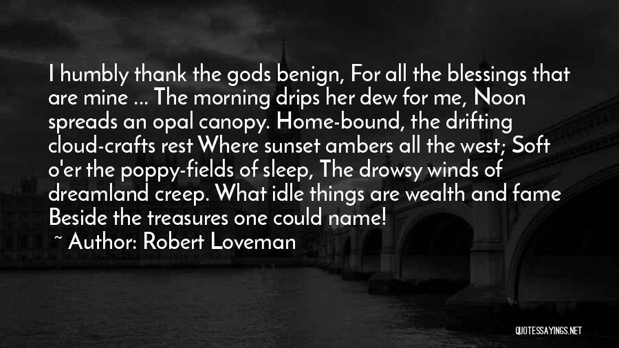 Blessings And Gratitude Quotes By Robert Loveman