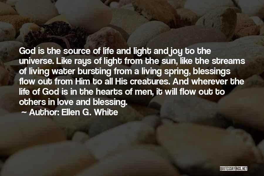 Blessings From God Quotes By Ellen G. White