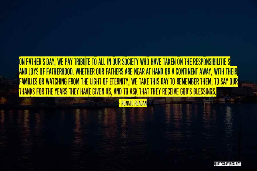 Blessings From God To Thanks Quotes By Ronald Reagan Blessings From God To Thanks Quotes By Ronald Reagan