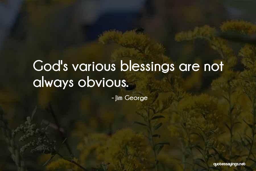 Blessings From The Bible Quotes By Jim George